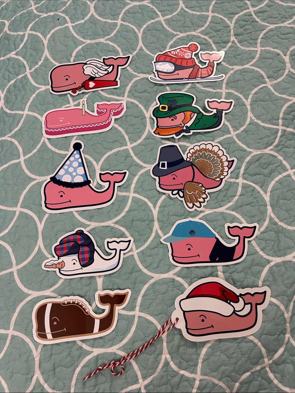 Vineyard Vines Holiday Themes Sticker Set-10